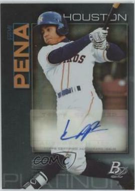 2020 Bowman Platinum Top Prospects Jeremy Pena [Autograph] #TOP-52 card