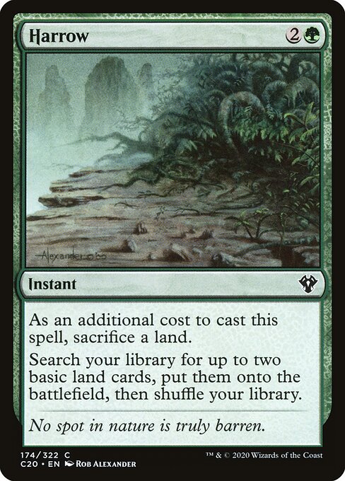2020 Commander 2020 Harrow #174 card