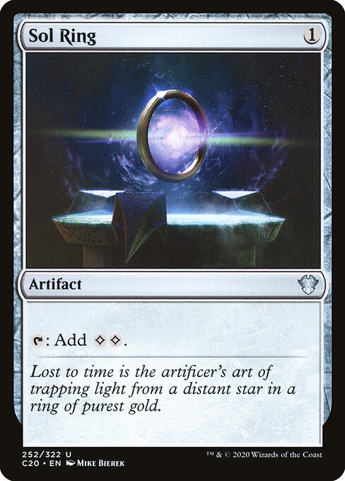 2020 Commander 2020 Sol Ring #252 card