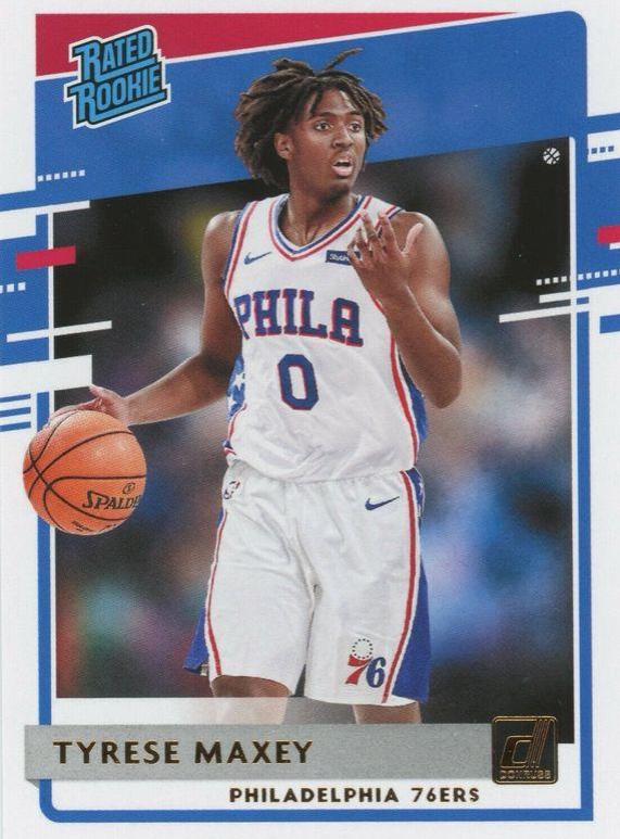 2020 Donruss Tyrese Maxey #211 card