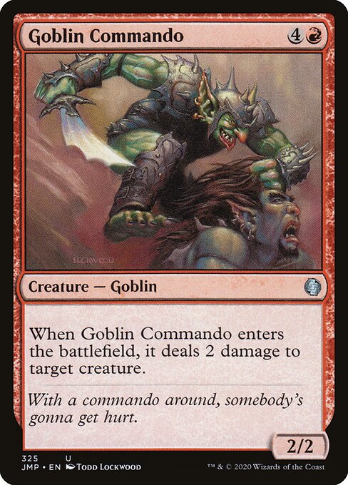 2020 Jumpstart Goblin Commando #325 card