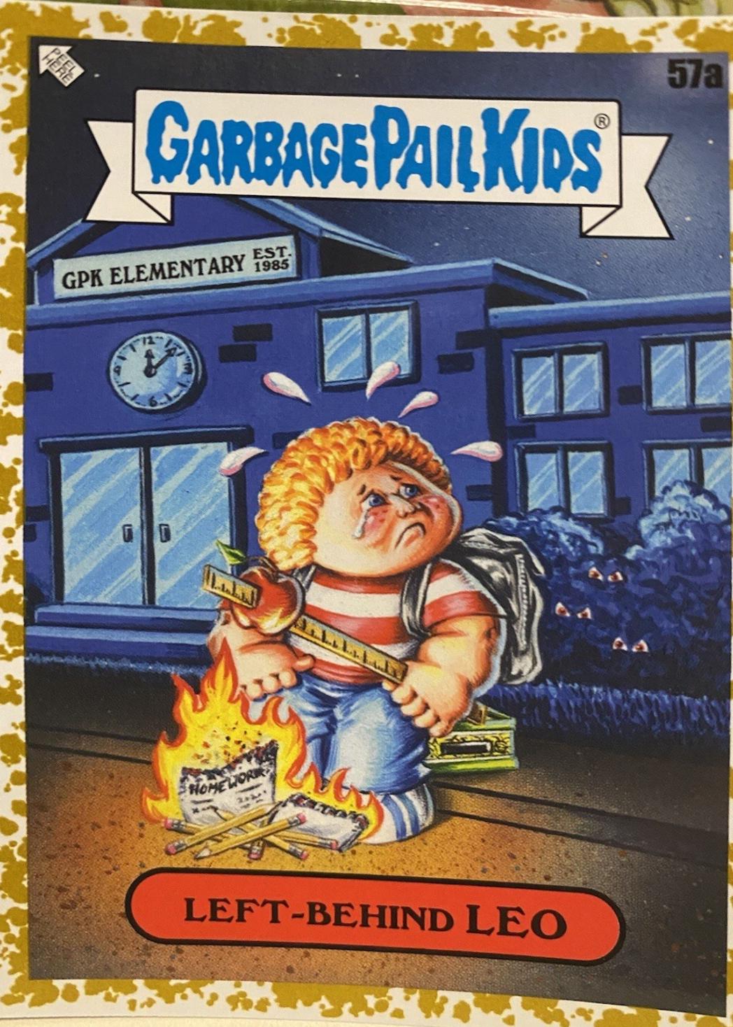 2020 Late To School Left-Behind LEO [Gold] #57a card