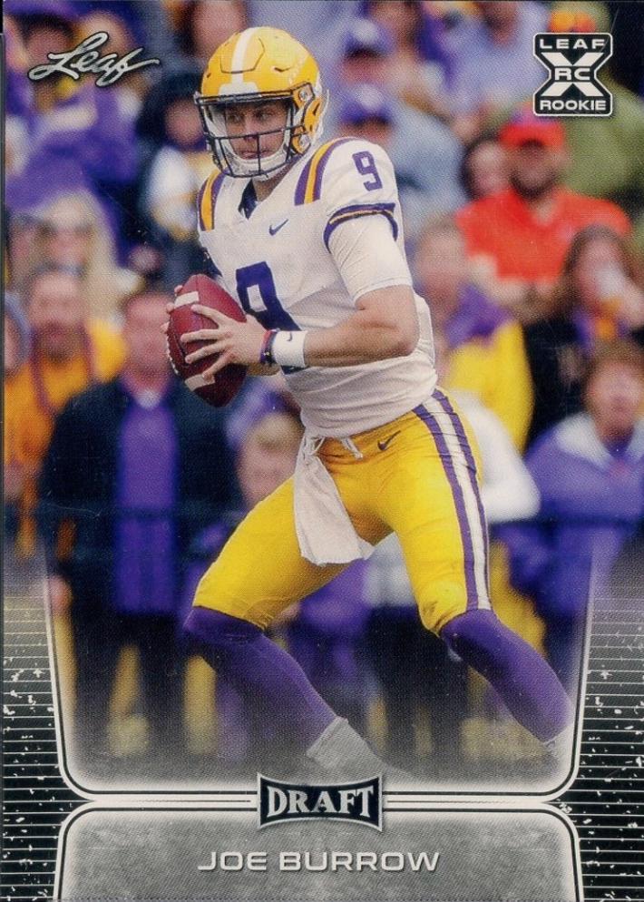 2020 Leaf Draft Joe Burrow #1 card