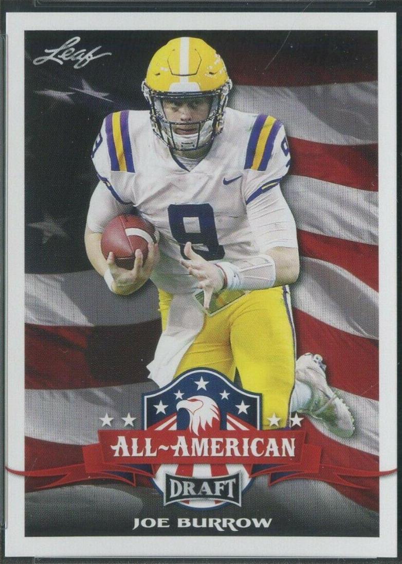 2020 Leaf Draft Joe Burrow #61 card
