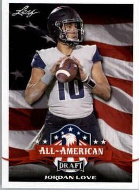 2020 Leaf Draft Jordan Love #71 card