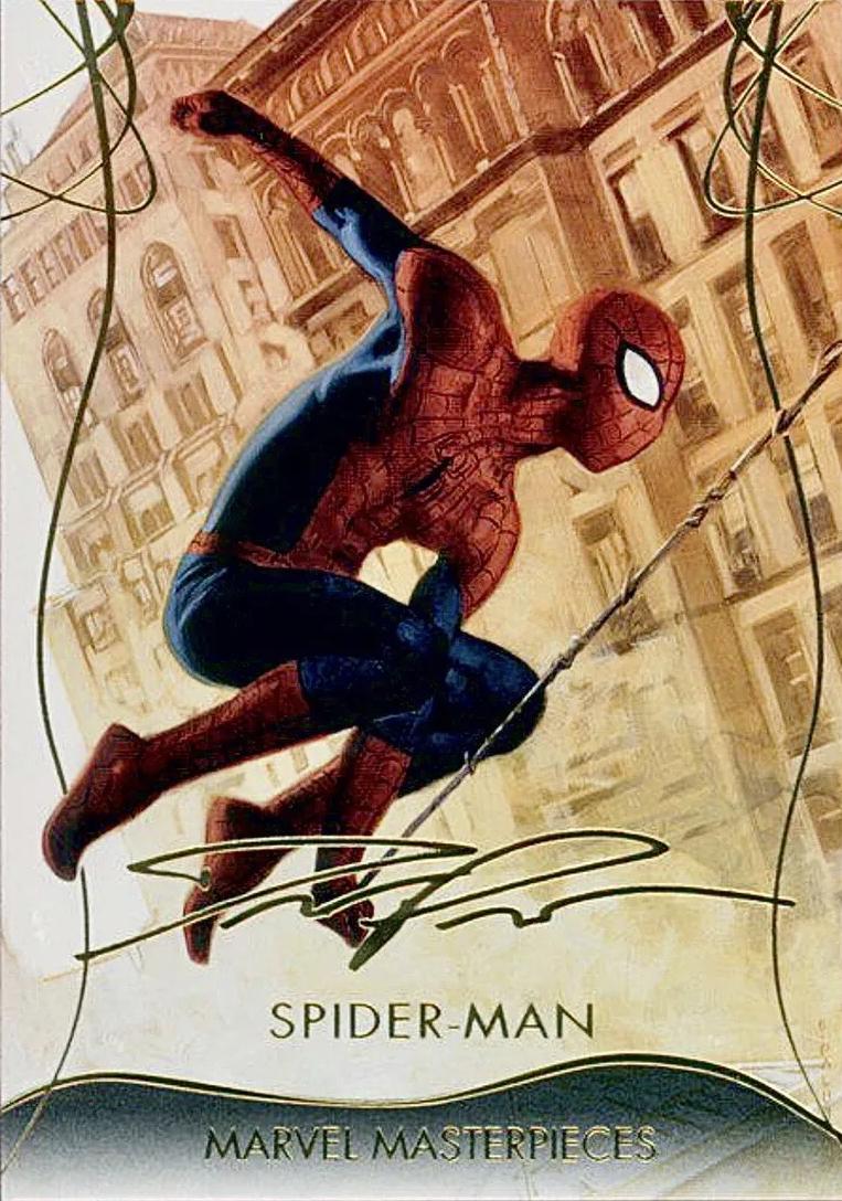 2020 Masterpieces Spider-Man [Gold Foil] #29 card