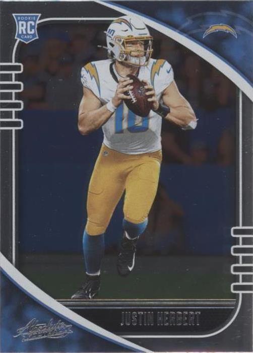 2020 Panini Absolute Justin Herbert #167 card