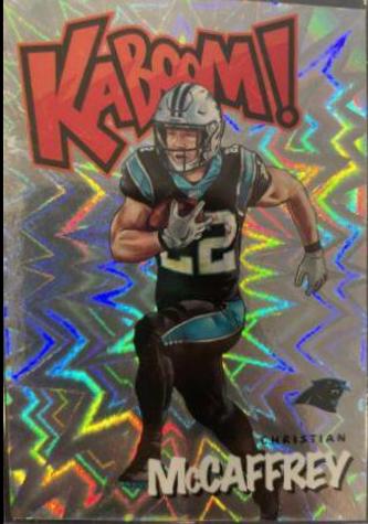 2020 Panini Absolute Kaboom Christian McCaffrey #K-CM card