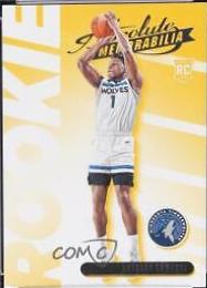 2020 Panini Absolute Memorabilia Rookies Yellow Anthony Edwards #1 card