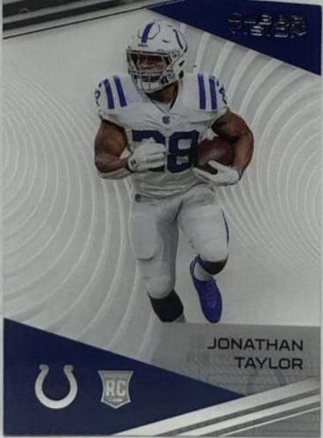 2020 Panini Chronicles Clear Vision Rookies Jonathan Taylor [RC] #CV-7 card