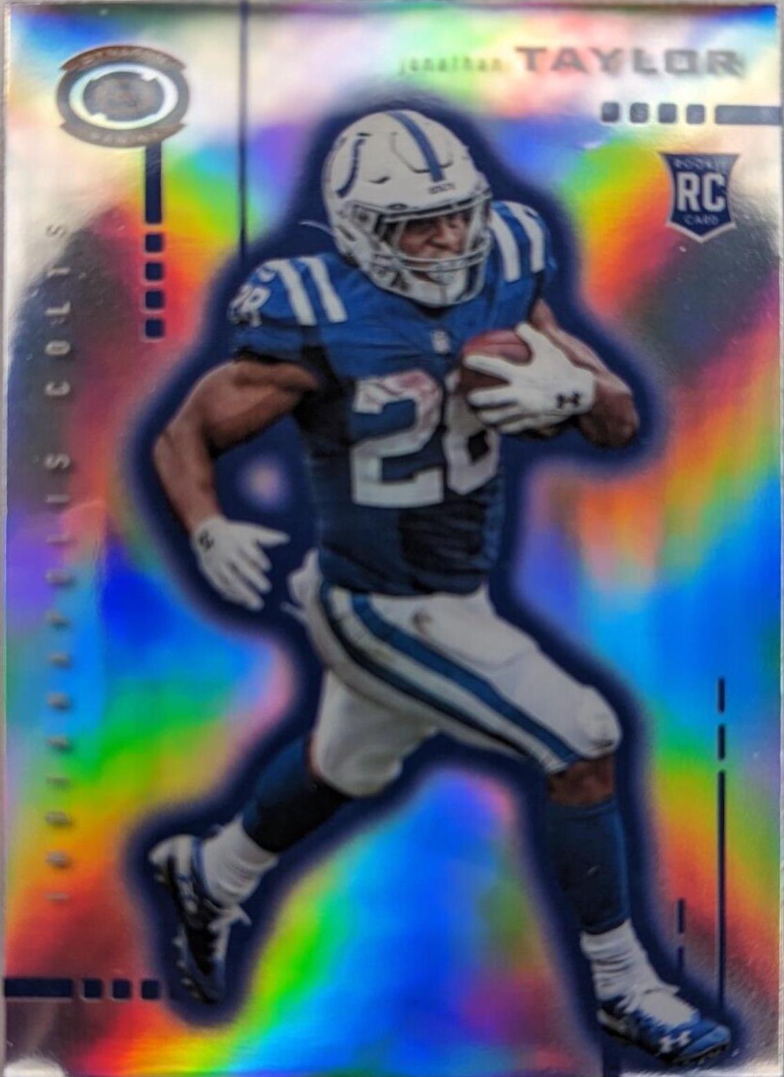 2020 Panini Chronicles Dynagon Rookies Jonathan Taylor [Silver] #D-7 card