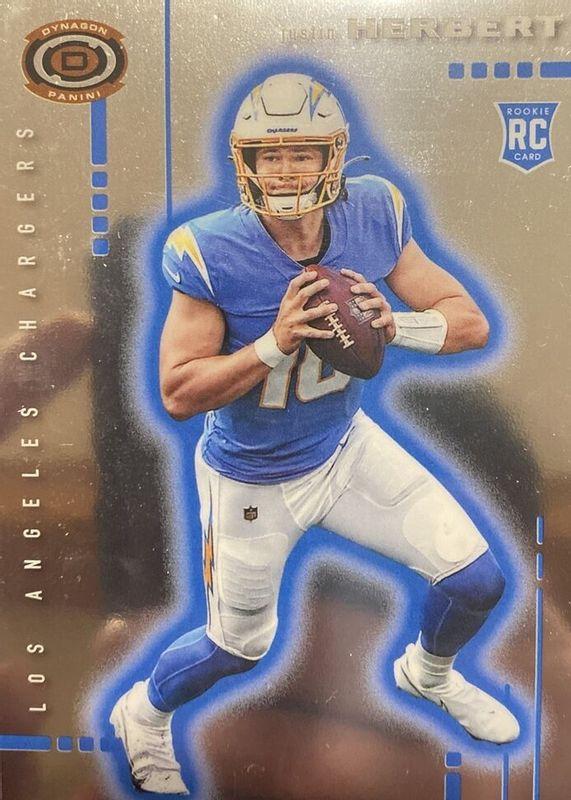2020 Panini Chronicles Dynagon Rookies Justin Herbert #D-3 card