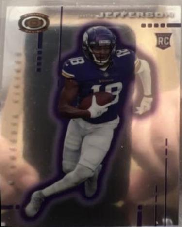 2020 Panini Chronicles Dynagon Rookies Justin Jefferson [Silver] #D-9 card