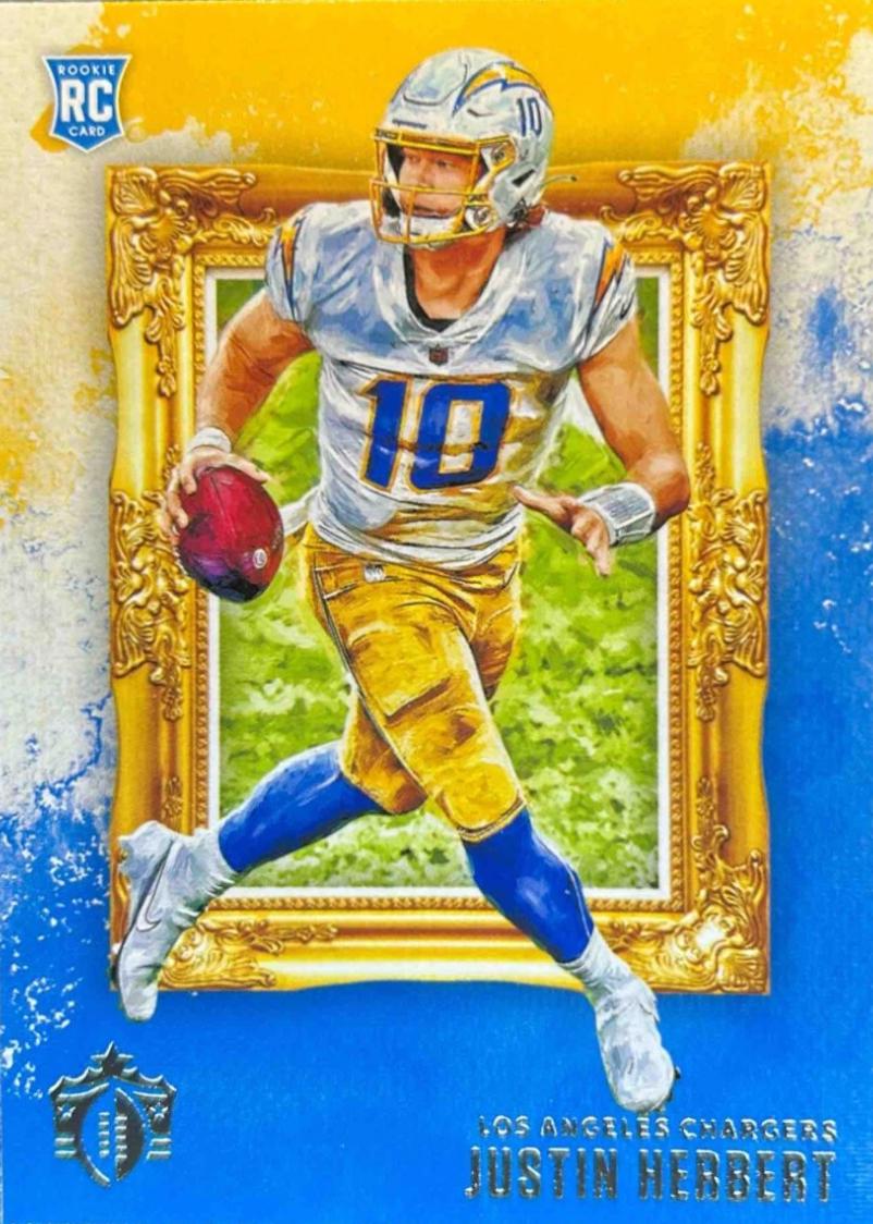 2020 Panini Chronicles Gridiron Kings Justin Herbert #GK-3 card