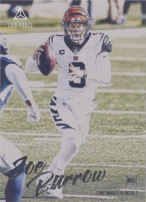 2020 Panini Chronicles Luminance Joe Burrow #201 card