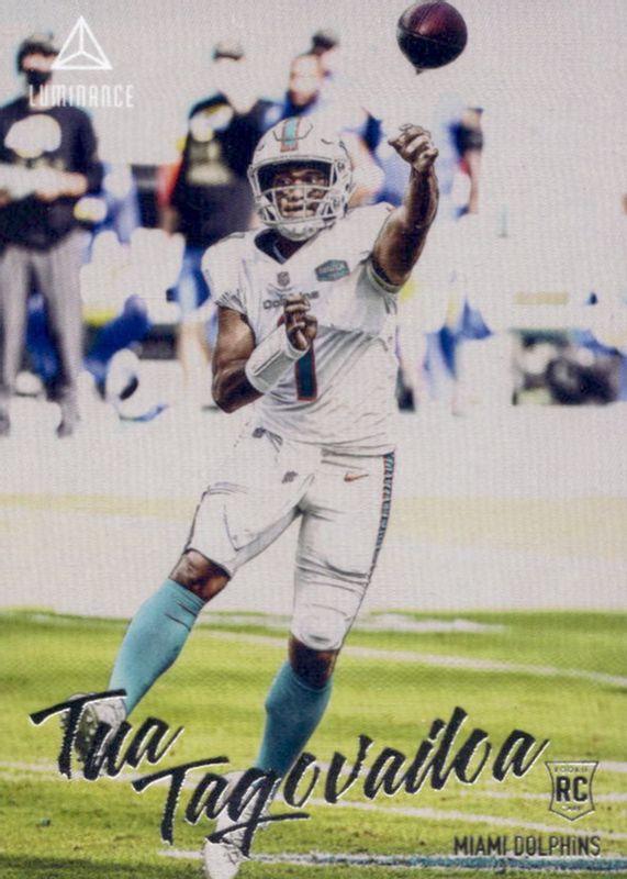 2020 Panini Chronicles Luminance Tua Tagovailoa #202 card