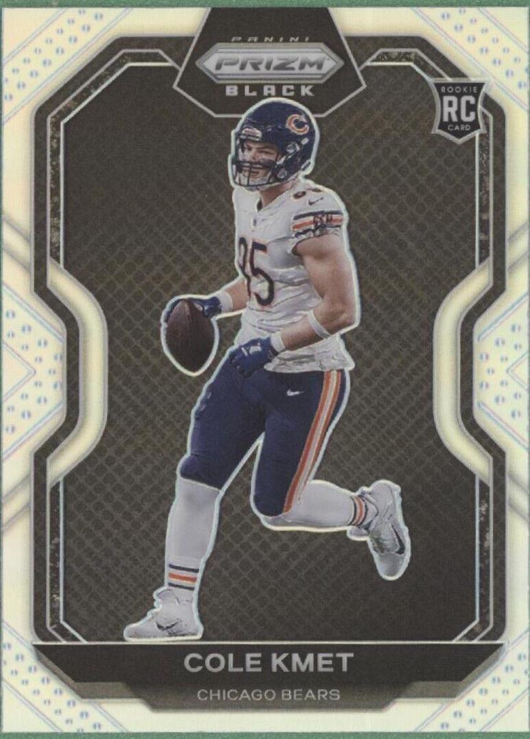 2020 Panini Chronicles Prizm Black Cole Kmet [Silver] #PB-17 card