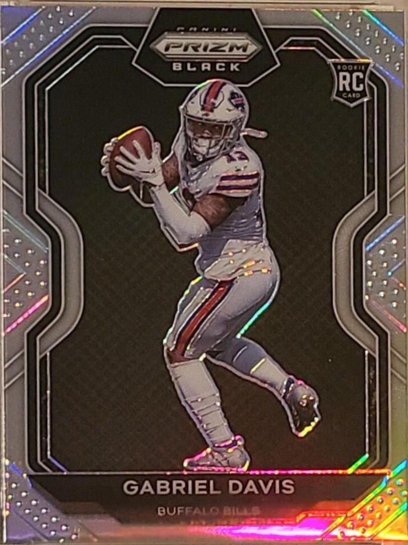 2020 Panini Chronicles Prizm Black Gabriel Davis [Silver] #PB-23 card