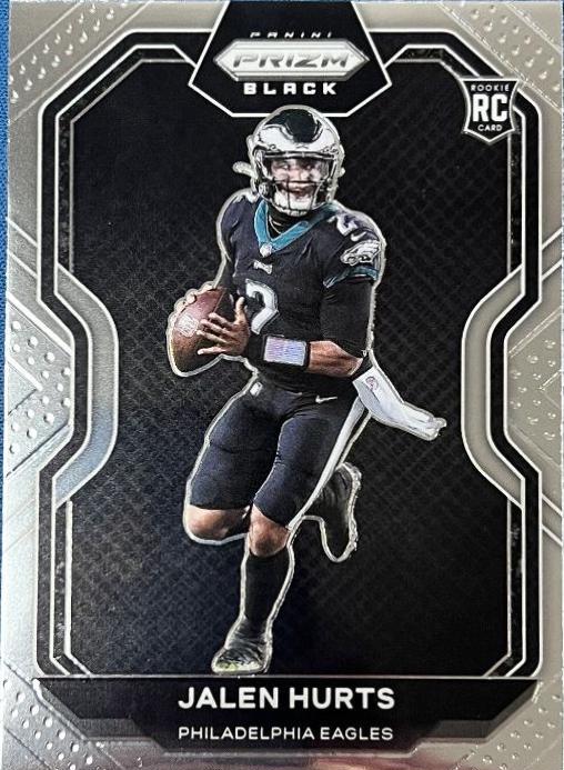 2020 Panini Chronicles Prizm Black Jalen Hurts #PB-19 card