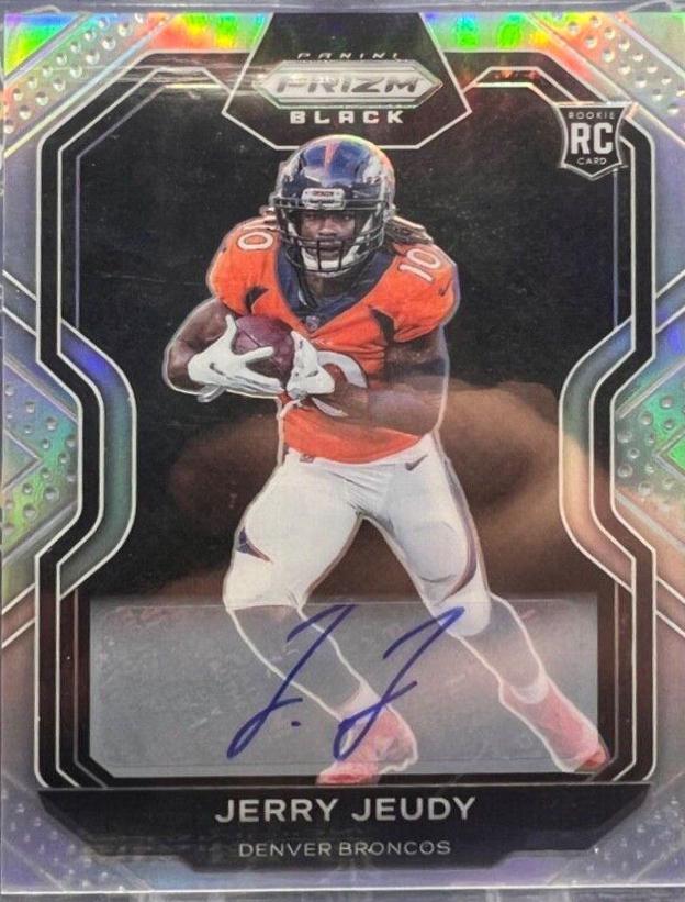 2020 Panini Chronicles Prizm Black Jerry Jeudy [Silver] #PB-12 card