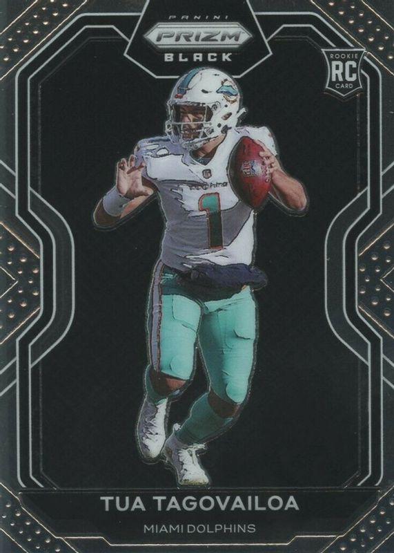 2020 Panini Chronicles Prizm Black Tua Tagovailoa #PB-2 card