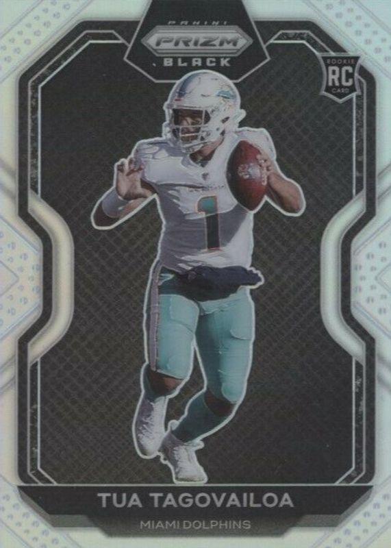 2020 Panini Chronicles Prizm Black Tua Tagovailoa [Silver] #PB-2 card