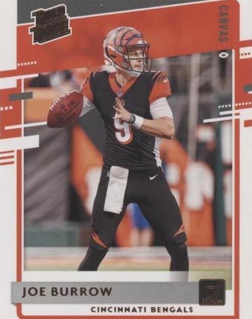 2020 Panini Donruss Joe Burrow [Canvas] #301 card