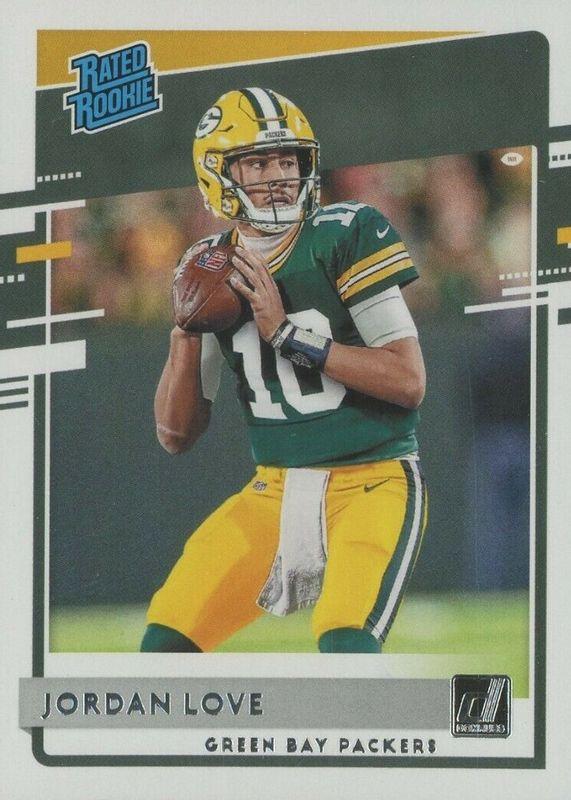 2020 Panini Donruss Jordan Love #304 card