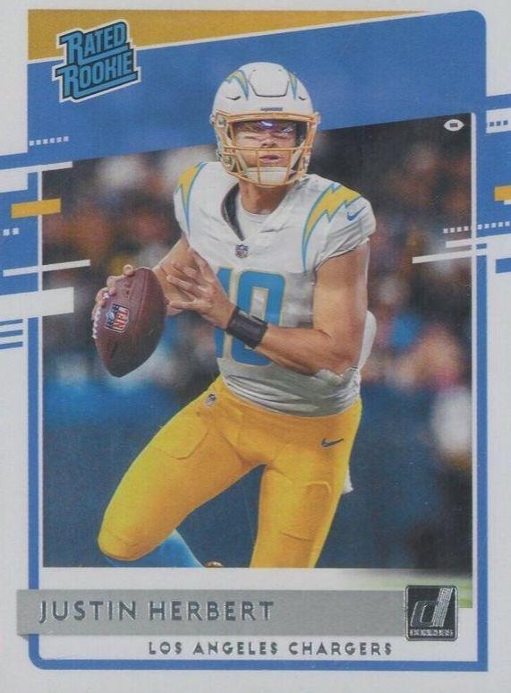 2020 Panini Donruss Justin Herbert #303 card