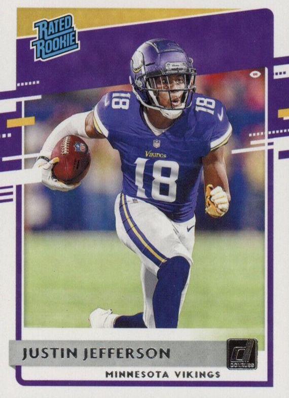 2020 Panini Donruss Justin Jefferson #313 card