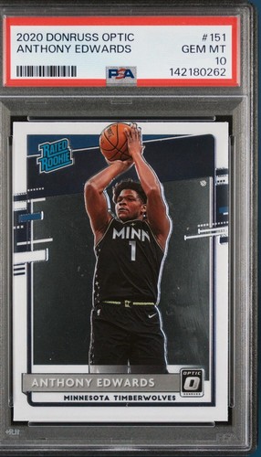 2020 Panini Donruss Optic Anthony Edwards #151 card