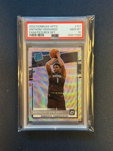 2020 Panini Donruss Optic Anthony Edwards [Fanatics] #151 card