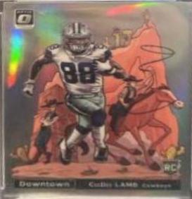 2020 Panini Donruss Optic Downtown Ceedee Lamb #DT-36 card