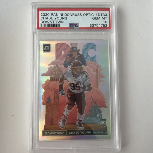 2020 Panini Donruss Optic Downtown Chase Young #DT-33 card