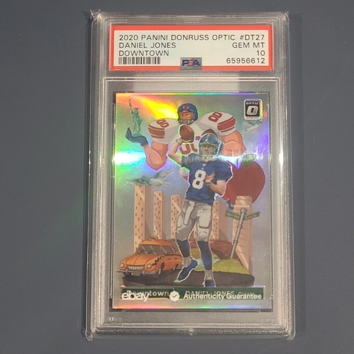 2020 Panini Donruss Optic Downtown Daniel Jones #DT-27 card