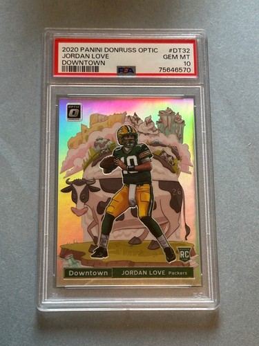 2020 Panini Donruss Optic Downtown Jordan Love #DT-32 card