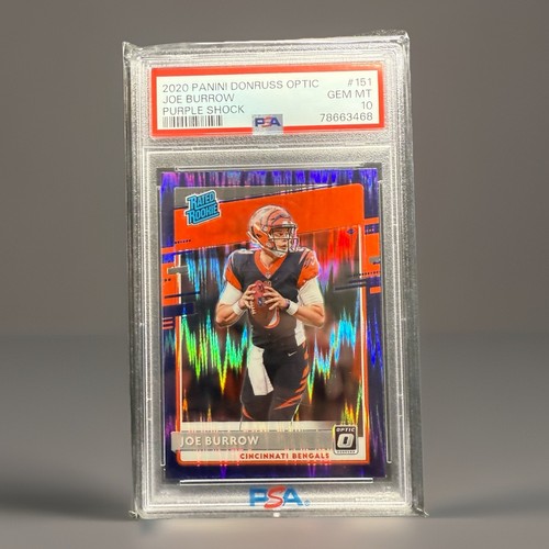 2020 Panini Donruss Optic Joe Burrow [Purple Shock] #151 card