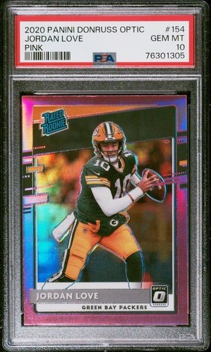 2020 Panini Donruss Optic Jordan Love [Pink] #154 card