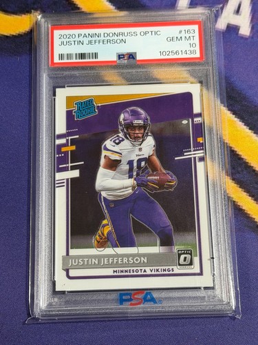 2020 Panini Donruss Optic Justin Jefferson #163 card