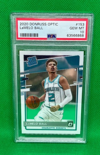 2020 Panini Donruss Optic LaMelo Ball [Autograph] #153 card