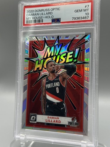 2020 Panini Donruss Optic My House Damian Lillard [Holo] #7 card