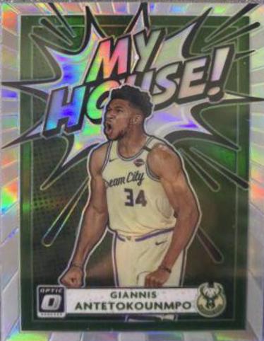 2020 Panini Donruss Optic My House Giannis Antetokounmpo [Holo] #2 card