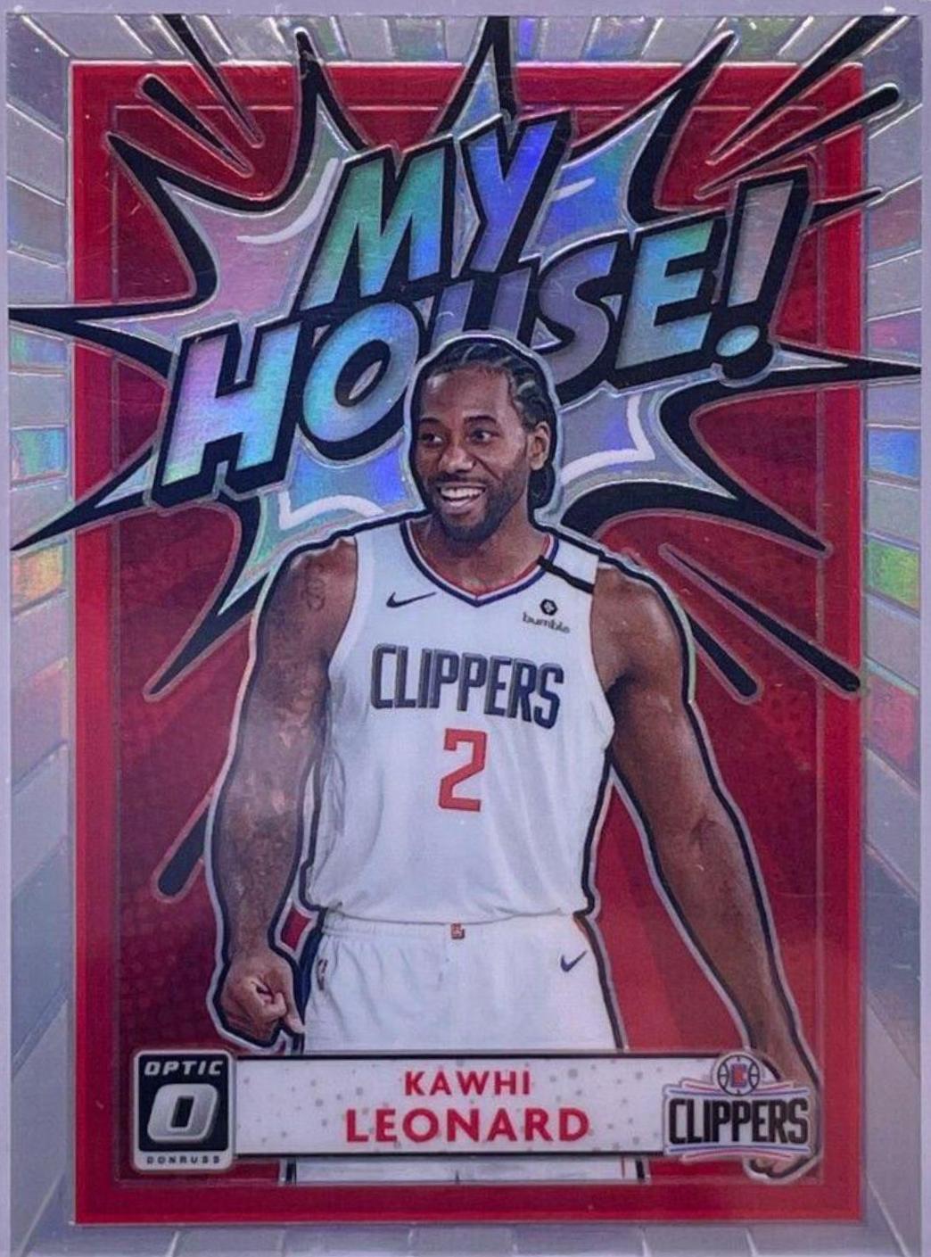 2020 Panini Donruss Optic My House Kawhi Leonard #19 card