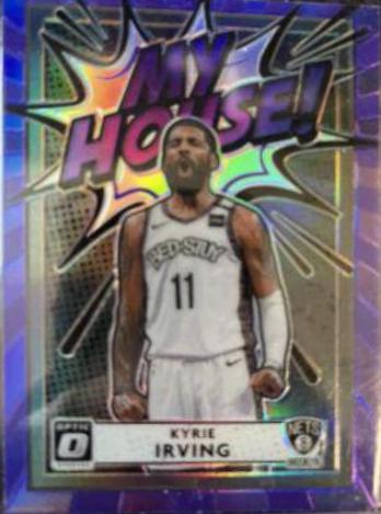 2020 Panini Donruss Optic My House Kyrie Irving [Purple] #8 card