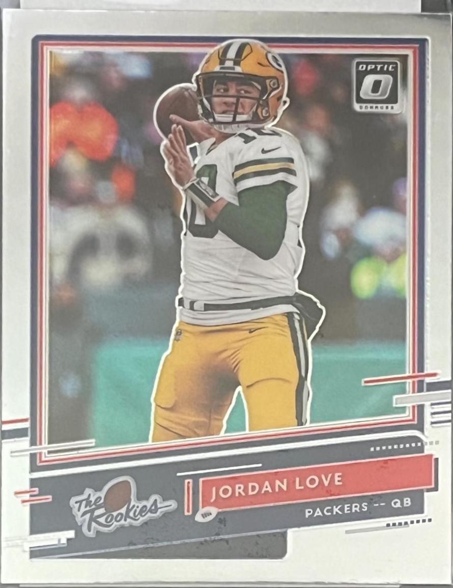 2020 Panini Donruss Optic The Rookies Jordan Love #TR-JL card
