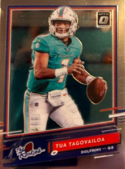 2020 Panini Donruss Optic The Rookies Tua Tagovailoa #TR-TT card