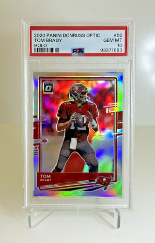 2020 Panini Donruss Optic Tom Brady [Holo] #92 card