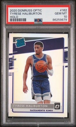 2020 Panini Donruss Optic Tyrese Haliburton [Holo] #162 card