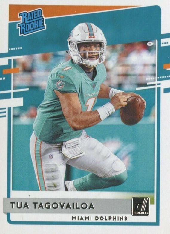 2020 Panini Donruss Tua Tagovailoa #302 card