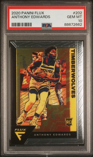 2020 Panini Flux Anthony Edwards #202 card